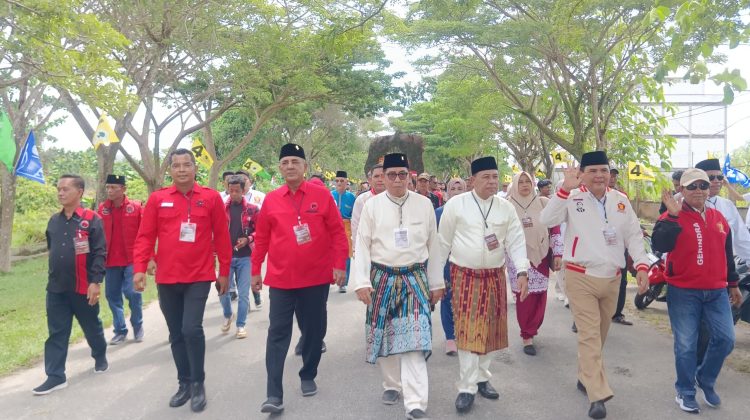Paslon Basiran – Yulian Norwis  Daftar Ke KPU Kepulauan Meranti