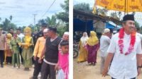 Di Cipang Syamsuar Disambut Bat Sudah Jadi Gubernur Riau