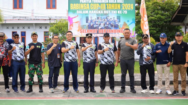 Turnamen Bola Voli Babinsa Cup III Dibuka, 50 Tim Ikut Bertarung 
