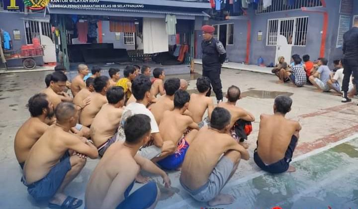 Lapas Selatpanjang Lakukan Razia pada Kamar Hunian, Ini Temuannya 