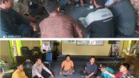 Giatkan Sosialisasi Pemilu Damai 2024 Anggota Polsek Pujud Melalui Bhabinkamtibmas Tangga Gencar Temui Masyarakat