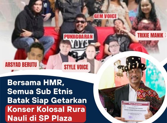 Bersama Rudi, Semua Sub Etnis Batak Siap Getarkan Konser Kolosal Rura Nauli di SP Plaza