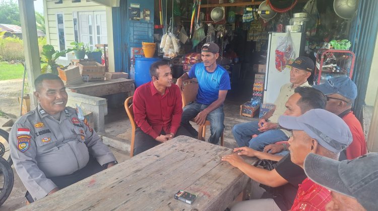 Polsek Rangsang Barat Gelar Cooling System Pilkada Dengan Masyarakat Desa Bokor