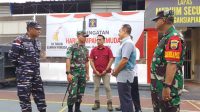 Satgas OMP Lancang Kuning Sambangi TPS Pastikan Kondusifitas Pencoblosan Aman