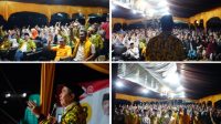 Hujan Lebat Tak Halangi Ribuan Pendukung Paslon Suwai Hadiri Kampanye di Pekanbaru