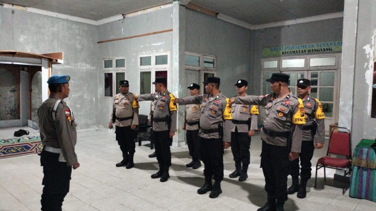 Paska Pilkada Serentak, Polsek Rangsang Pastikan Situasi Kamtibmas Tetap Kondusif