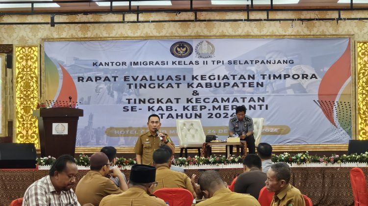 Imigrasi Selatpanjang Gelar Rapat Evaluasi Timpora