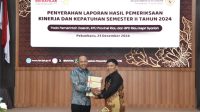 Bank Riau Kepri Syariah Terima Laporan Hasil Pemeriksaan Kinerja dan Kepatuhan Semester II Tahun 2024