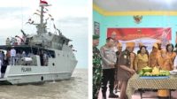 Peringati Hari Dharma Samudra, Letkol Laut (P) Anro Casanova, SE, Tabur Bunga di Selat Gelam Karimun