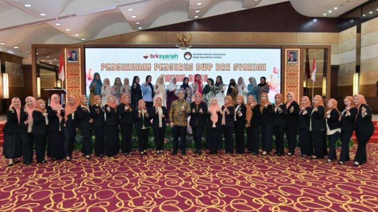Pengurus Baru DWP BRK Syariah 2025 Resmi Dikukuhkan, Siap Jalankan Program Kerja