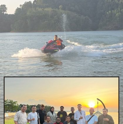 Tour wisata perdana PWI Kampar. F: Ist