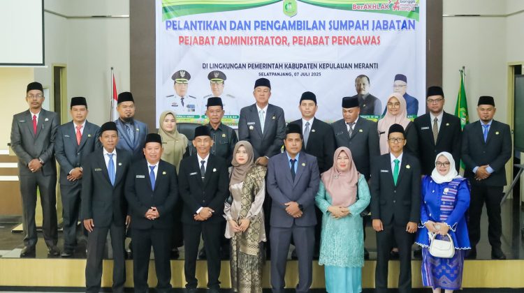Tidak Ada Unsur Dendam, 28 Pejabat Pemkab Meranti Dimutasi
