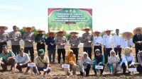Dukung Ketahanan Pangan Nasional, Polres Bintan Tanam Bibit Jagung Serentak