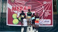 Aksa, Khansa, Kakak Adik Jawara Tournamen Tenis Merah Putih, PELTI Kepri 2025