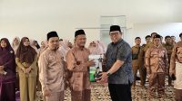 Kunjungan Anggota DPD RI KH Muhammad Mursyid ke SMK Islam Inayah Ujungbatu
