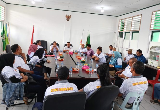 
					Jelang Porprov 2026, KONI Meranti Terima Kunjungan Pengurus KONI Dumai