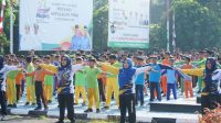 Pemkab Lingga Gelar Senam Sehat, Wujudkan Budaya Hidup Bugar