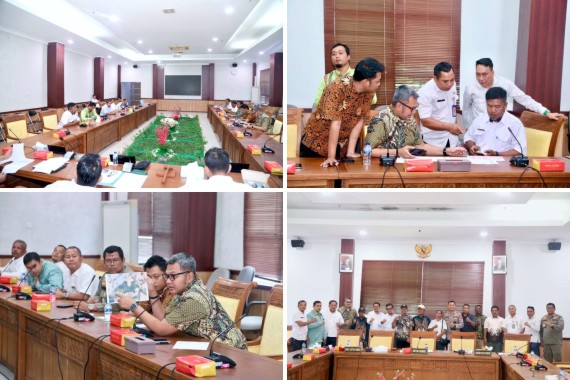 RDPU untuk menindaklanjuti persoalan penolakan warga Suku Laut atas penutupan Pelabuhan Tradisional Pandan Bahari di Kecamatan Batu Aji.