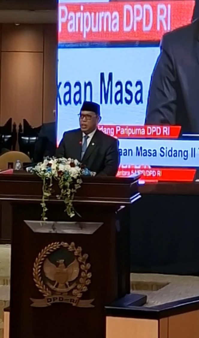 Aspirasi Riau Disuarakan di Paripurna DPD RI K.H. Muhammad Mursyid Dorong Kebijakan Pro-Rakyat dan Daerah