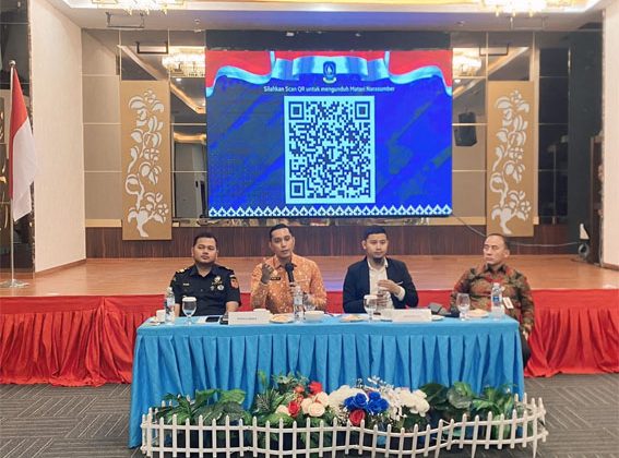Riki Rionaldi, Kepala Dinas Koperasi dan UMKM Provinsi Kepri, kata sambutan. F: Ist