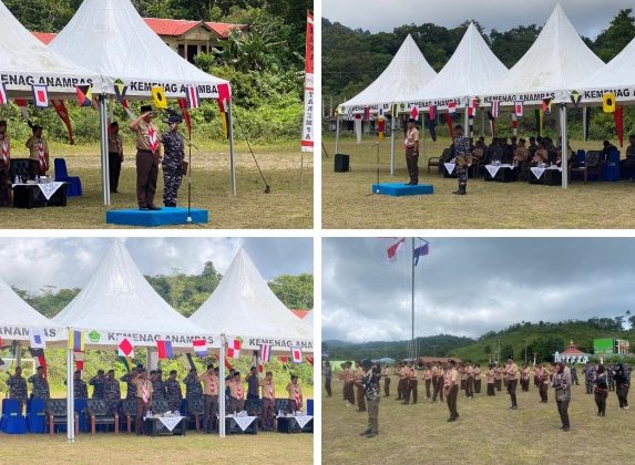 Upacara Penutupan Prajala Dan Orientasi Saka Bahari 2025, Danlanal Tarempa Ajak Generasi Muda Cinta Laut Dan Tanah Air