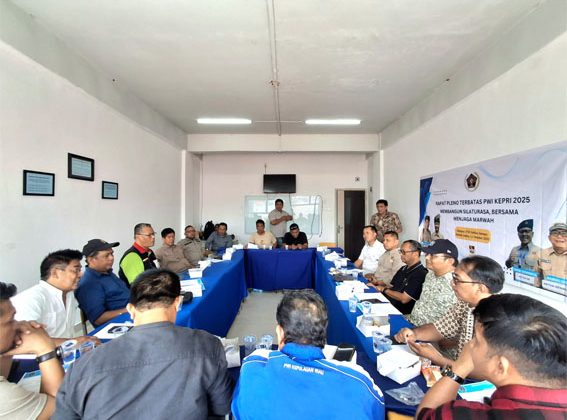 Bahas Rekonsiliasi hingga Hari Pers Nasional, PWI Kepri Gelar Rapat Pleno :Membangun Silaturasa, Bersama Menjaga Marwah