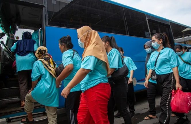 Pemulangan PMI beberapa waktu lalu. (Foto: net)