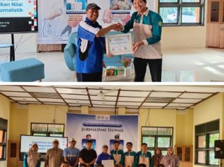 PWI Provinsi Kepulauan Riau bersama STIQ Kepri berkolaborasi dalam melaksanakan Seminar Jurnalisme Dakwah, di Batam. F: Ist
