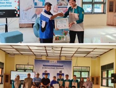 PWI Provinsi Kepulauan Riau bersama STIQ Kepri berkolaborasi dalam melaksanakan Seminar Jurnalisme Dakwah, di Batam. F: Ist