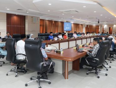 Rapat exit meeting bersama Badan Pemeriksa Keuangan (BPK) yang dipimpin Pj Sekretaris Daerah Kota Batam, Firmansyah, di Kantor Wali Kota Batam. F: Ist