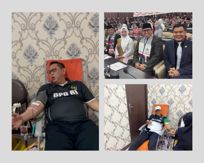 
					Anggota DPD RI Asal Riau Ikut Donor Darah Serentah