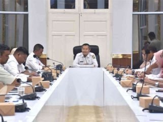 Rapat Pembahasan dan Persiapan Pelaksanaan Kegiatan Inventarisasi P4T, di Ruang Rapat Raja Haji Fisabilillah Kantor Wali Kota Tanjungpinang. F: Diskominfo