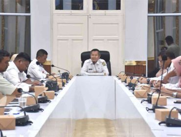 Rapat Pembahasan dan Persiapan Pelaksanaan Kegiatan Inventarisasi P4T, di Ruang Rapat Raja Haji Fisabilillah Kantor Wali Kota Tanjungpinang. F: Diskominfo