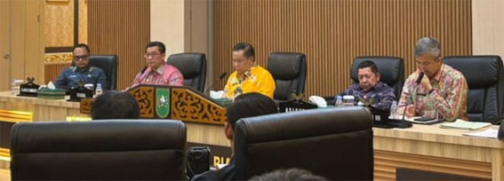 Plt Gubernur Riau SF Hariyanto menegaskan bahwa pelayanan publik di lingkungan Pemprov Riau akan tetap berjalan normal. F: Ist