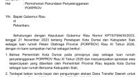 Giliran Kota Dumai Ajukan Penundaan PORPROV Riau XI 2026