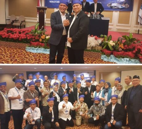 Ketua MTI terpilih, Dr. Ir. Haris Muhammadun, ATD., M.M., IPU. Bersama Majelis Profesi dan Etik MTI, Prof. Dr. Ir. Agus Taufik Mulyono, S.T, M.T., IPU., ASEAN.Eng. F: Ist 