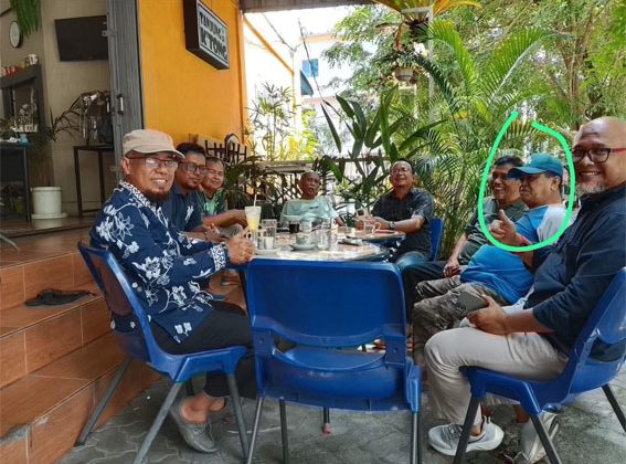 Dalmasri Syam (dilingkar hijau)
