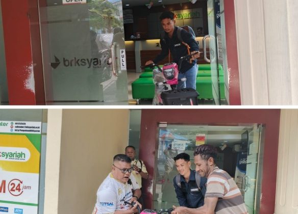 Bank BRK Syariah berpartisipasi sebagai sponsor kegiatan yang dilaksanakan oleh jurnalis di Kabupaten Kepulauan Anambas. (F: Ist)