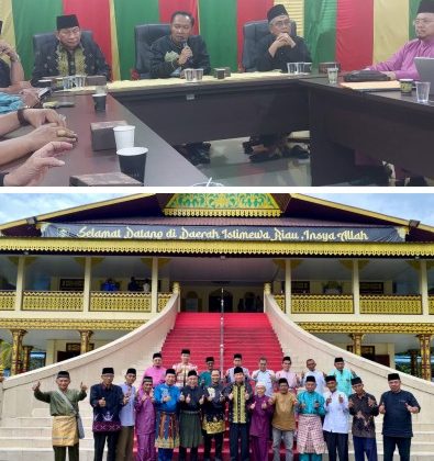 Tim Penolakan Relokasi Eks Penghuni TNTN ke LAMR. (Foto: Ist)