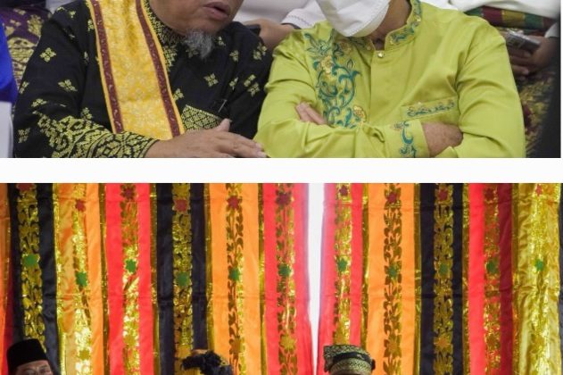 Datuk Seri Taufik Ikram Jamil bersama tokoh masyarakat Riau, Saleh Djasit (atas), dan serangkaian kegiatan HUT ke-76 Kabupaten Kampar.
