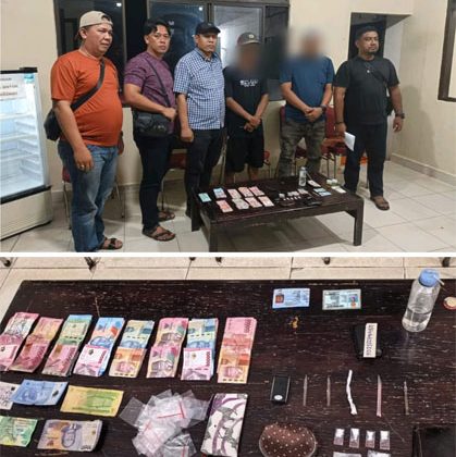 Dugaan peredaran narkotika jenis sabu-sabu dengan modus gudang penampungan BBM solar. (Foto: Ist)
