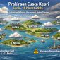 Ilustrasi prakiraan cuaca Wilayah Kepri.