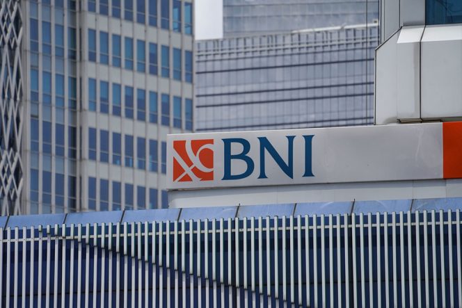 
					Logo BNI di gedung perkantoran Jakarta. (Foto: Net)