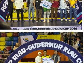 Siak juga meraih kipar dan permain terbaik. (Foto: ist)