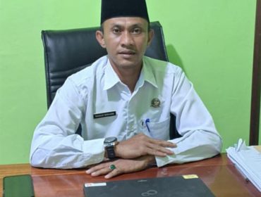 Bagus Wibawa, Kades Ulu Maras. (Foto: Bambang)