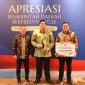 Pemkab Bintan raih penghargaan sebagai Terbaik I kategori creative financing pada ajang Apresiasi Pemerintah Daerah Berprestasi 2026.  (F: ist)