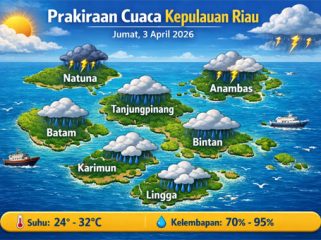 Ilustrasi Prakiraan Cuaca.