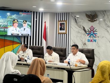 Bupati Bintan  Roby Kurniawan lakukan ekspose Manajemen Talenta ASN di Kantor BKN RI, Jakarta. (Foto: ist)