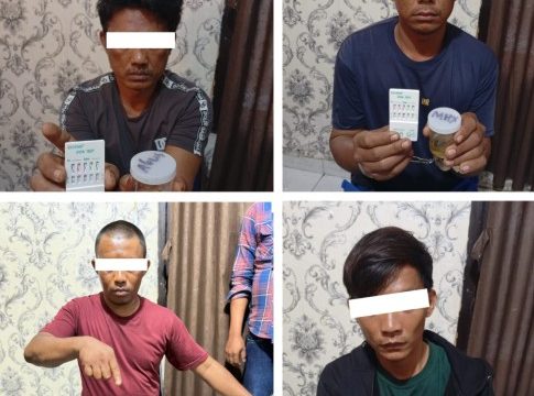 Tersangka kasus tindak pidana narkotika jenis sabu. (Foto: ist)