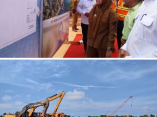 Ketua Kadin Riau, Masuri, apresiasi peresmian pembangunan galangan kapal terpadu milik PT MNS. (Foto: ist)